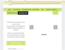 Tablet Screenshot of bellabe.com